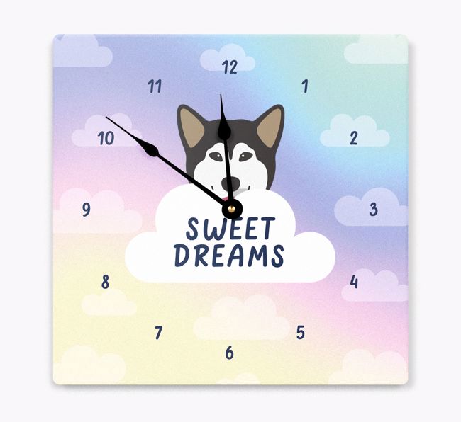 Sweet Dreams: Personalised {breedFullName} Wall Clock