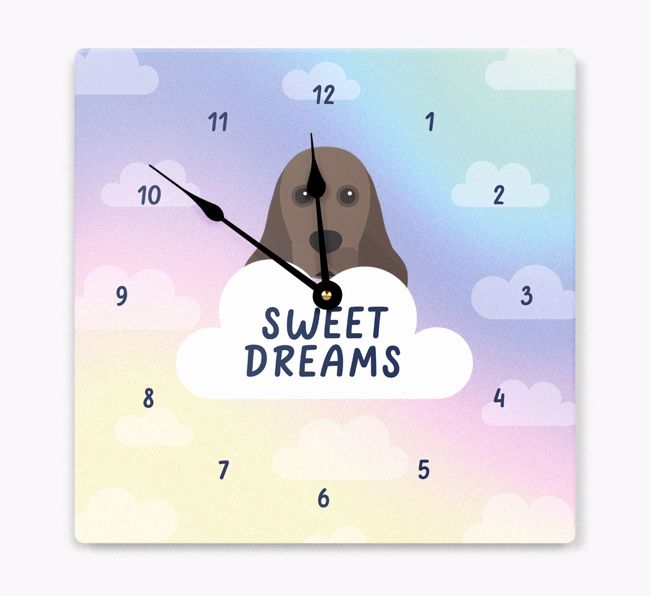 Sweet Dreams: Personalised {breedFullName} Wall Clock