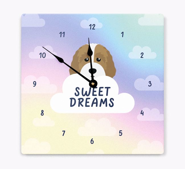 Sweet Dreams: Personalised {breedFullName} Wall Clock