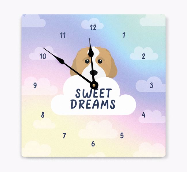 Sweet Dreams: Personalized {breedFullName} Wall Clock