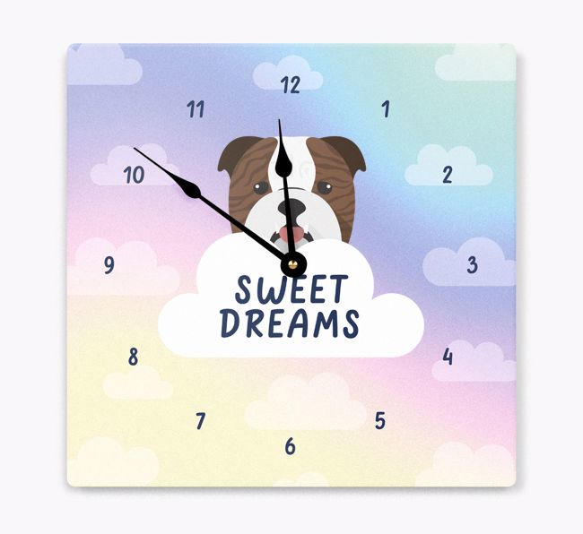 Sweet Dreams: Personalised {breedFullName} Wall Clock