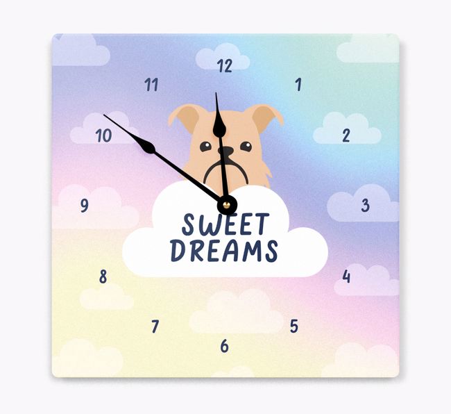 Sweet Dreams: Personalised {breedFullName} Wall Clock