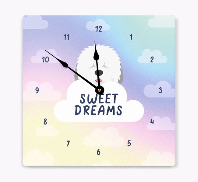 Sweet Dreams: Personalised {breedFullName} Wall Clock