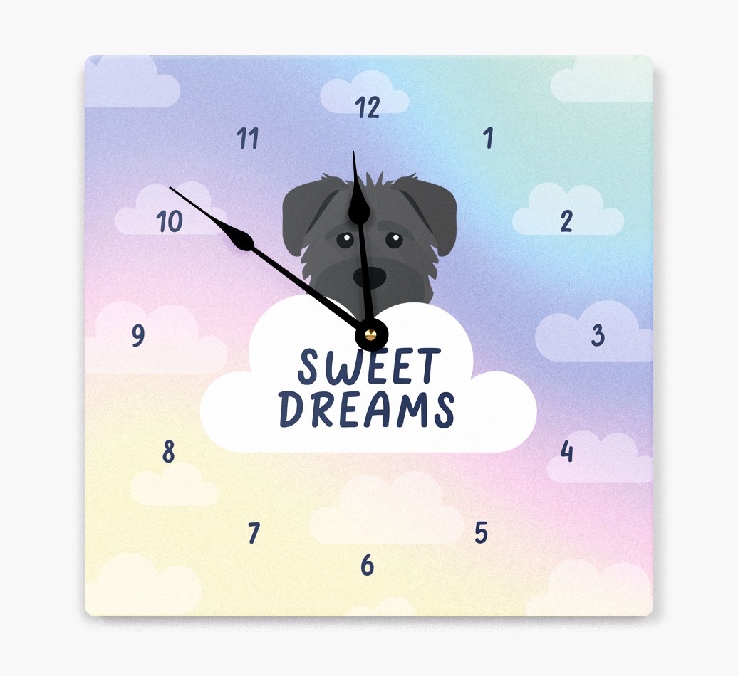 Sweet Dreams: Personalized {breedFullName} Wall Clock