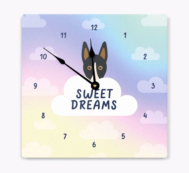 Sweet Dreams: Personalised {breedFullName} Wall Clock