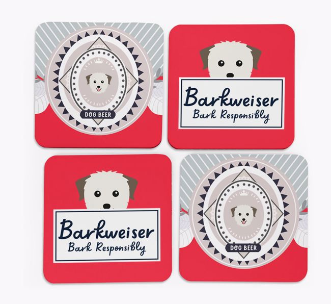 Barkweiser: Personalized {breedFullName} Coasters