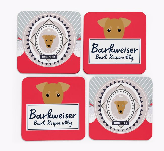 Barkweiser: Personalized {breedFullName} Coasters