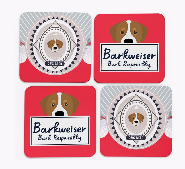 Barkweiser: Personalized {breedFullName} Coasters