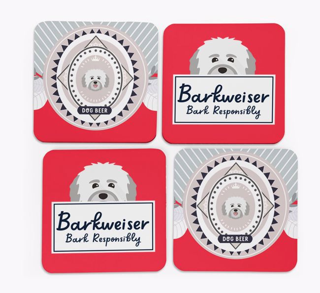 Barkweiser: Personalised {breedFullName} Coasters