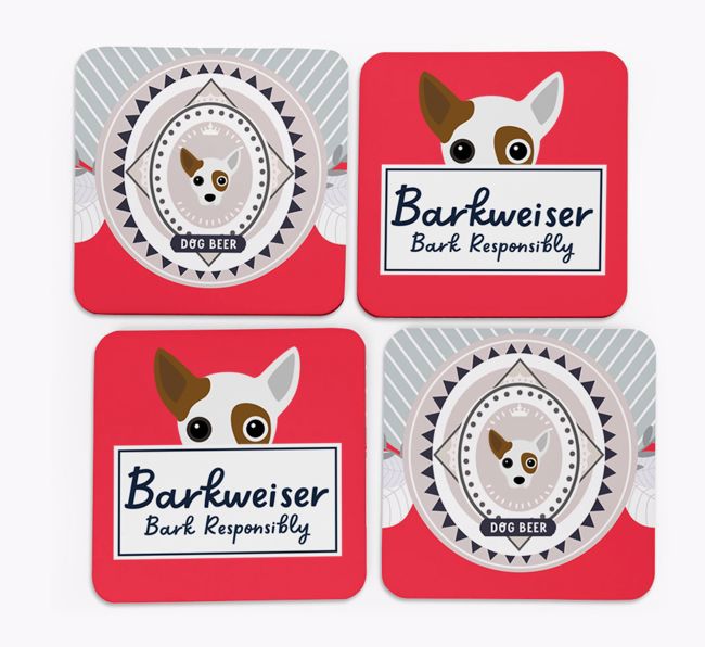 Barkweiser: Personalised {breedFullName} Coasters