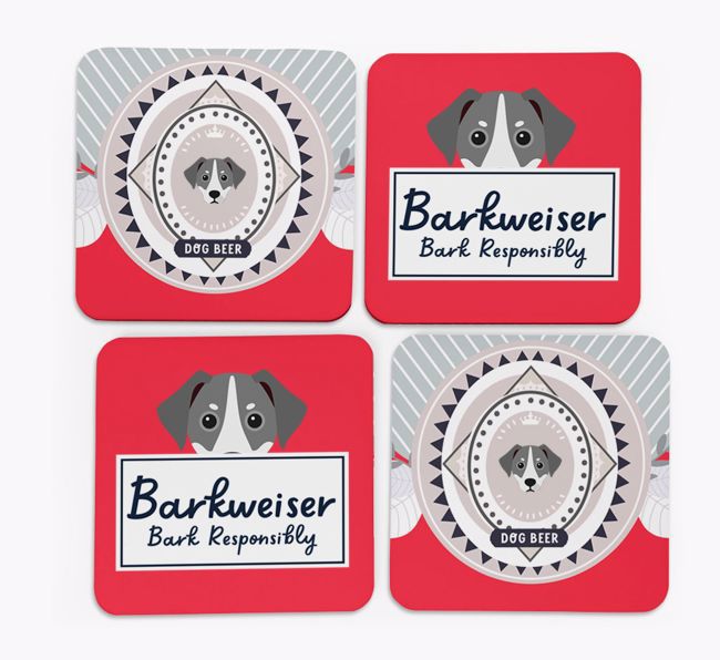 Barkweiser: Personalised {breedFullName} Coasters