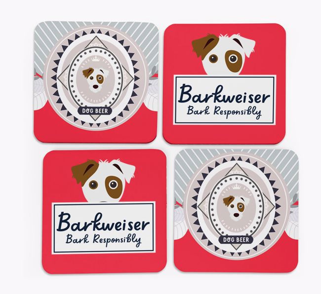 Barkweiser: Personalised {breedFullName} Coasters