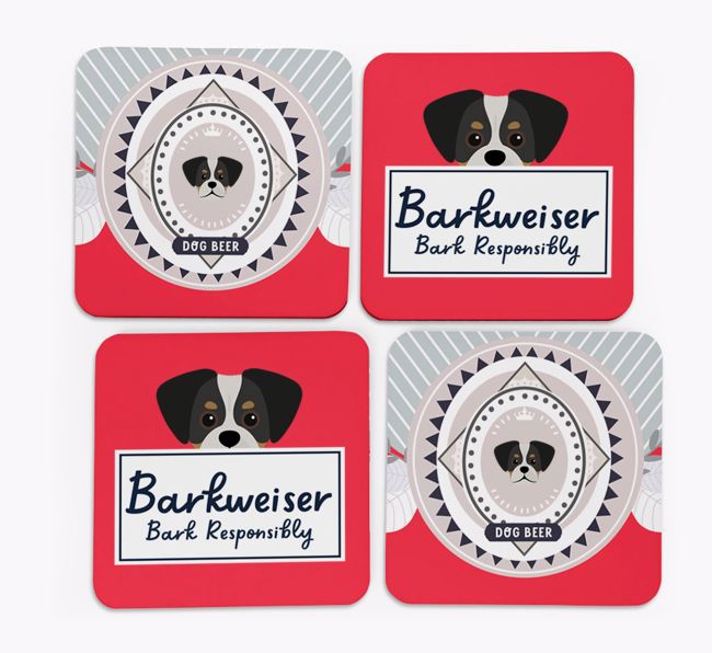 Barkweiser: Personalised {breedFullName} Coasters