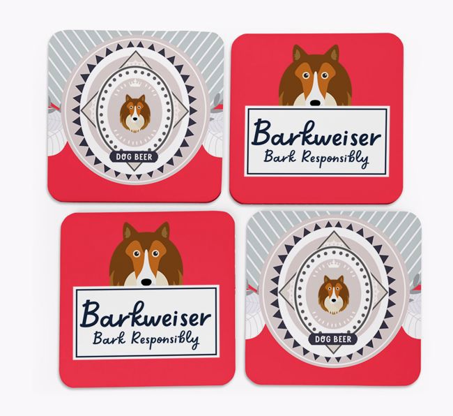 Barkweiser: Personalized {breedFullName} Coasters