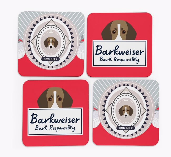 Barkweiser: Personalized {breedFullName} Coasters