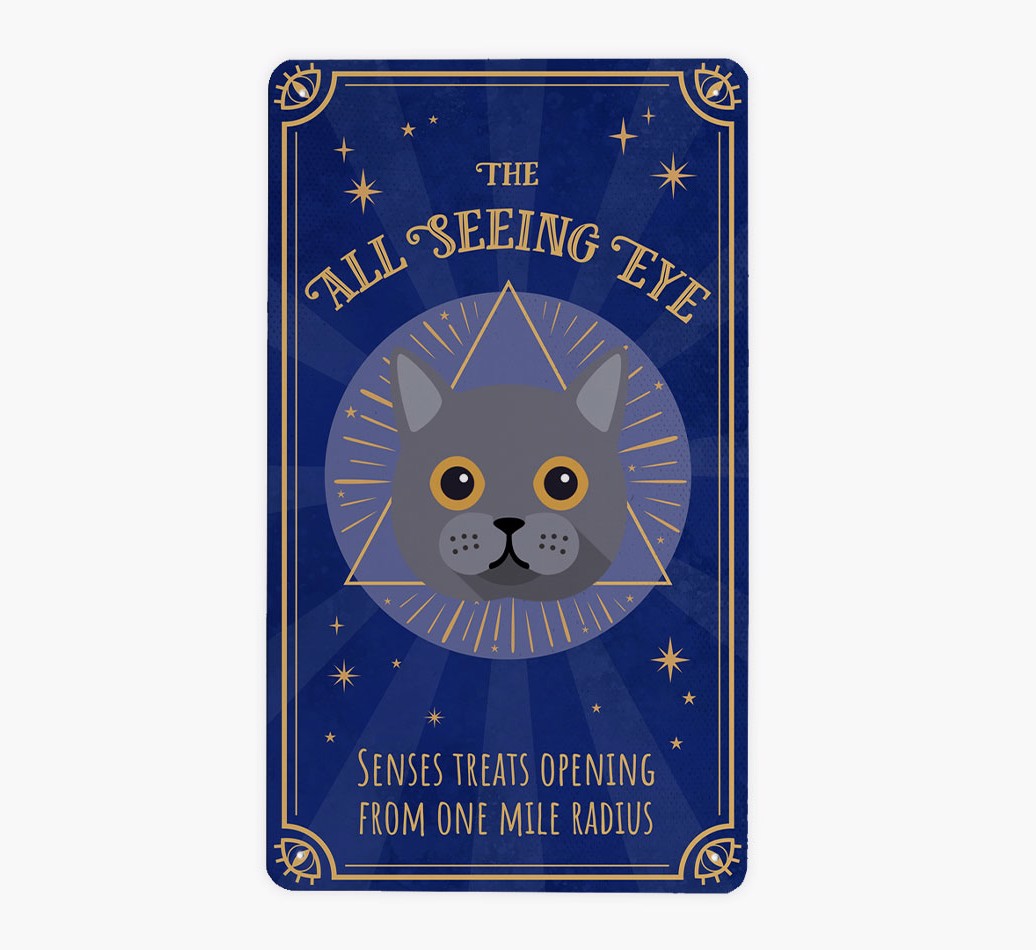 All Seeing Eye: Personalized {breedCommonName} Metal Sign