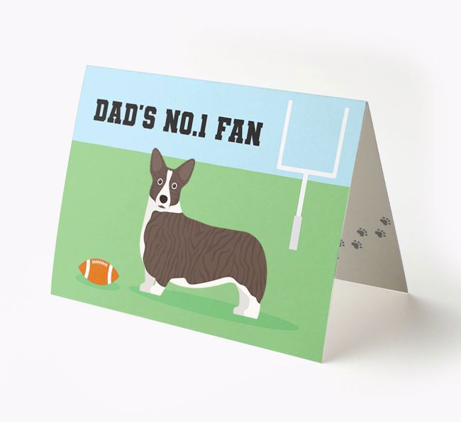 No.1 Fan - Football: Personalized {breedFullName} Card