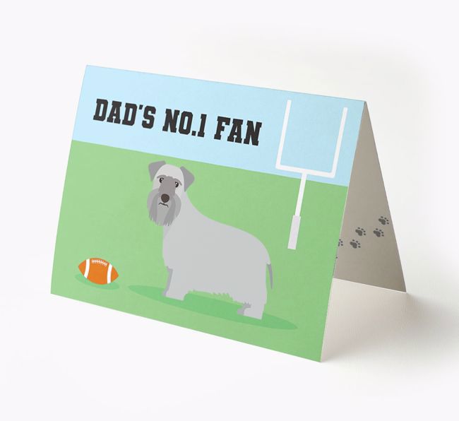 No.1 Fan - Football: Personalized {breedFullName} Card