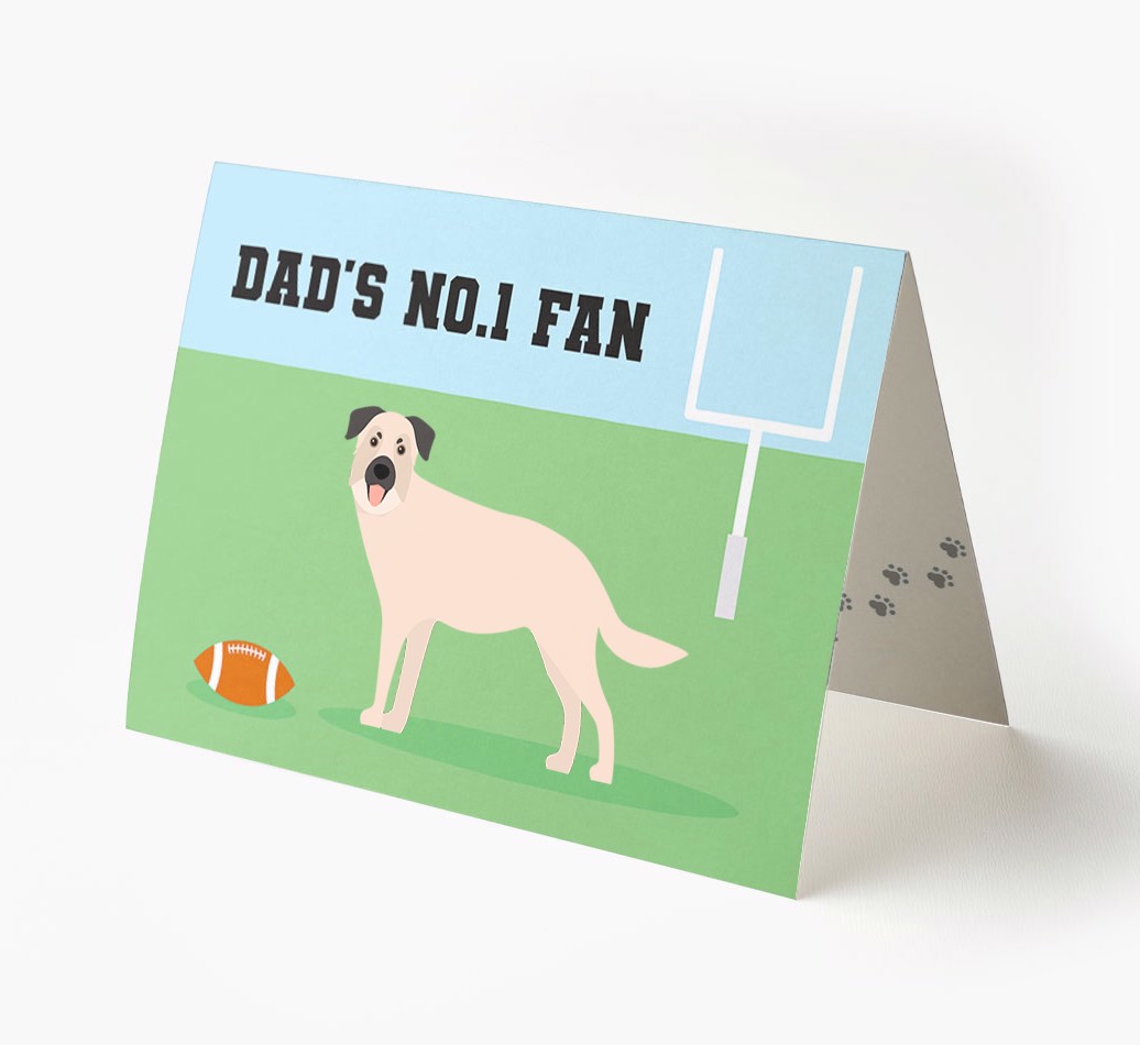 No.1 Fan - Soccer: Personalized {breedFullName} Card