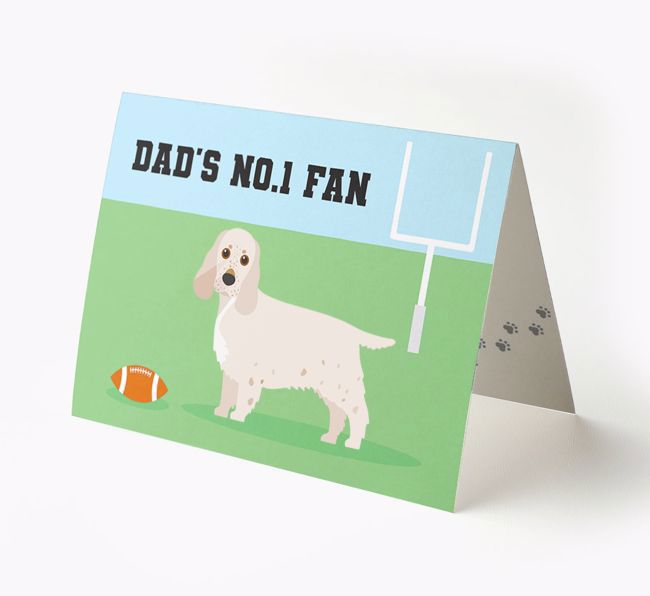 No.1 Fan - Football: Personalized {breedFullName} Card