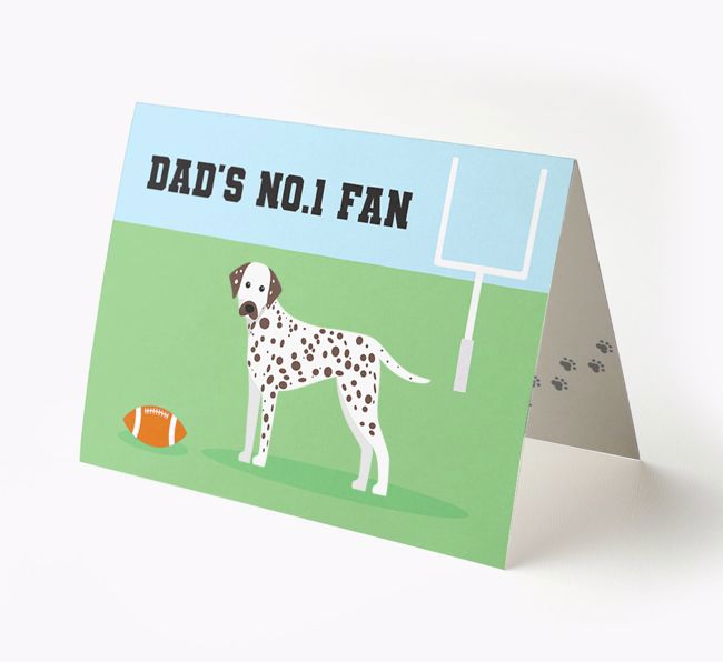 No.1 Fan - Football: Personalized {breedFullName} Card