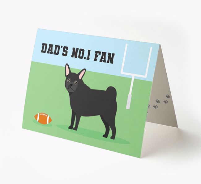 No.1 Fan - Football: Personalized {breedFullName} Card