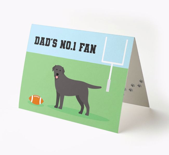 No.1 Fan - Football: Personalized {breedFullName} Card