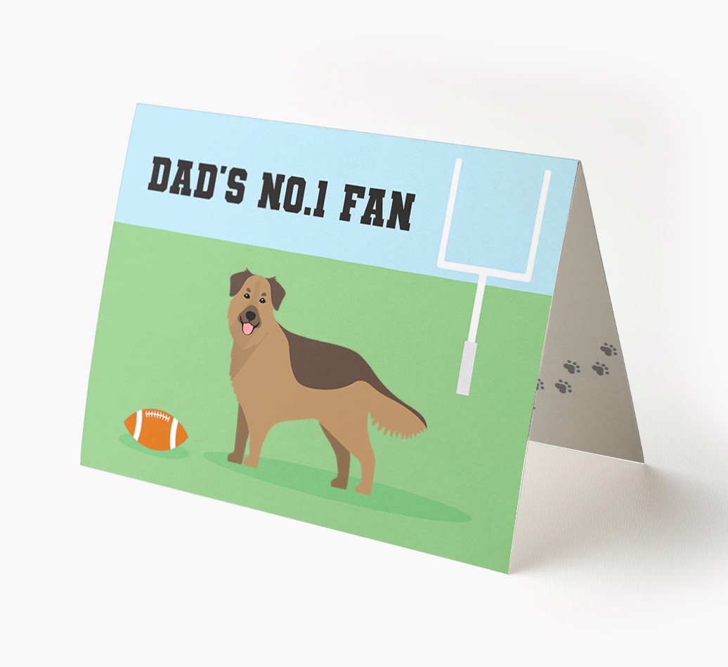 No.1 Fan - Soccer: Personalized {breedFullName} Card