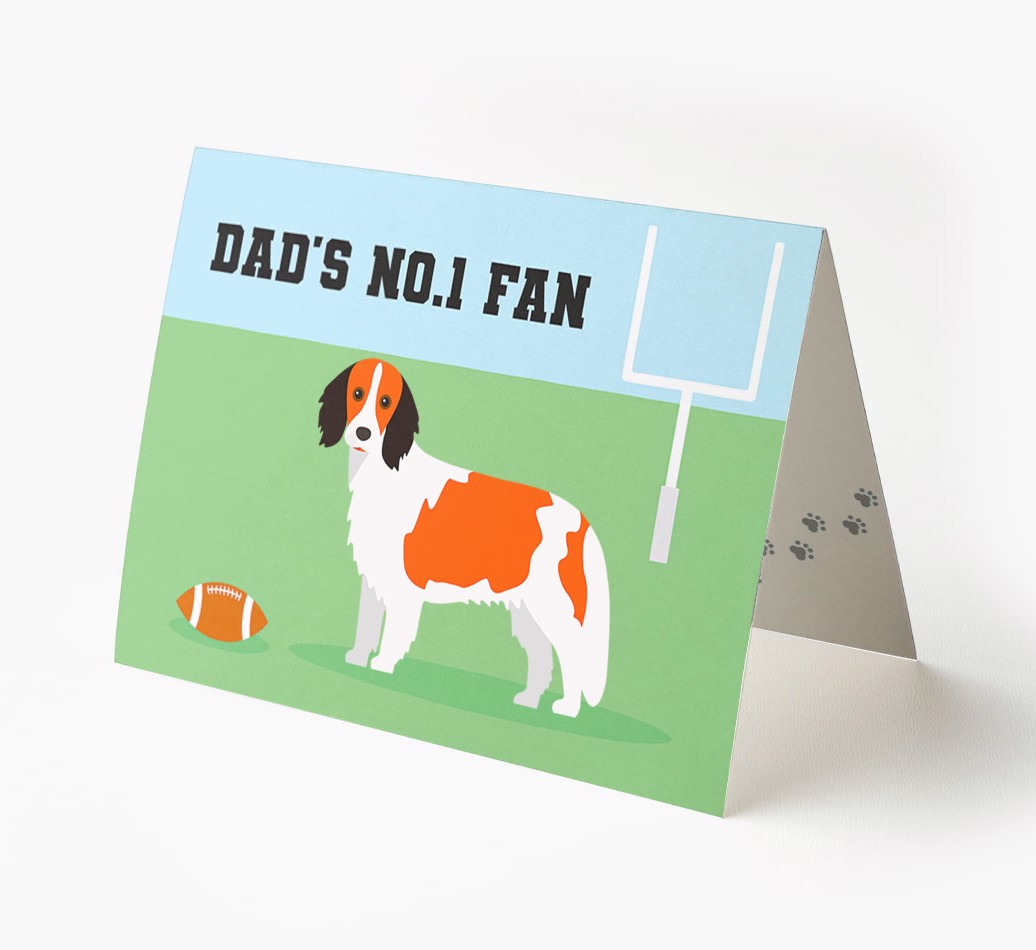 No.1 Fan - Soccer: Personalized {breedFullName} Card