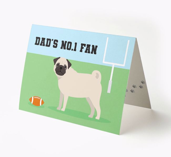 No.1 Fan - Football: Personalized {breedFullName} Card