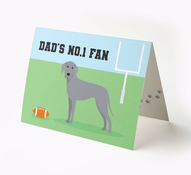 No.1 Fan - Football: Personalized {breedFullName} Card