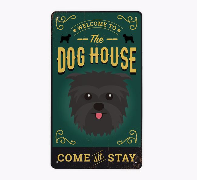 The Dog House Pub Sign: Personalised {breedFullName} Metal Sign