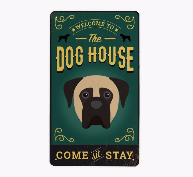 The Dog House Pub Sign: Personalised {breedFullName} Metal Sign