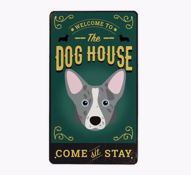 The Dog House Pub Sign: Personalised {breedFullName} Metal Sign