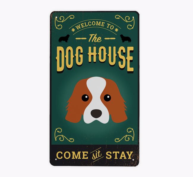 The Dog House Pub Sign: Personalized {breedFullName} Metal Sign