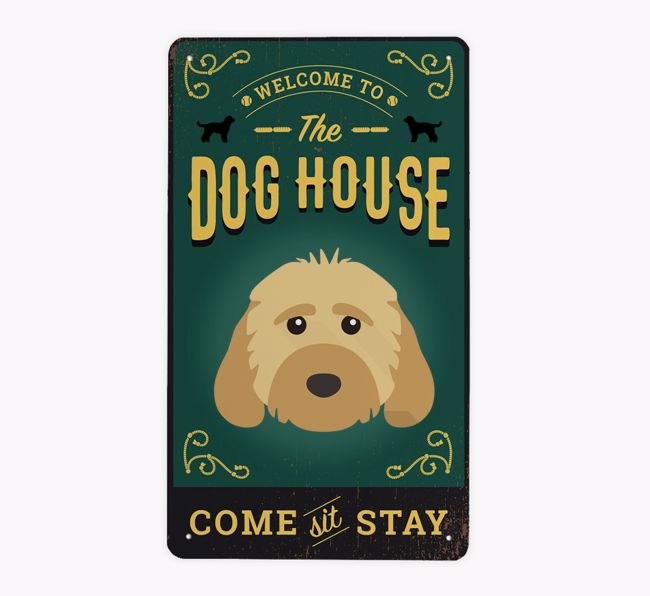 The Dog House Pub Sign: Personalized {breedFullName} Metal Sign