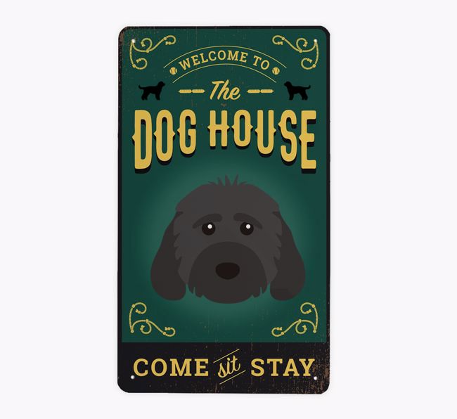 The Dog House Pub Sign: Personalised {breedFullName} Metal Sign