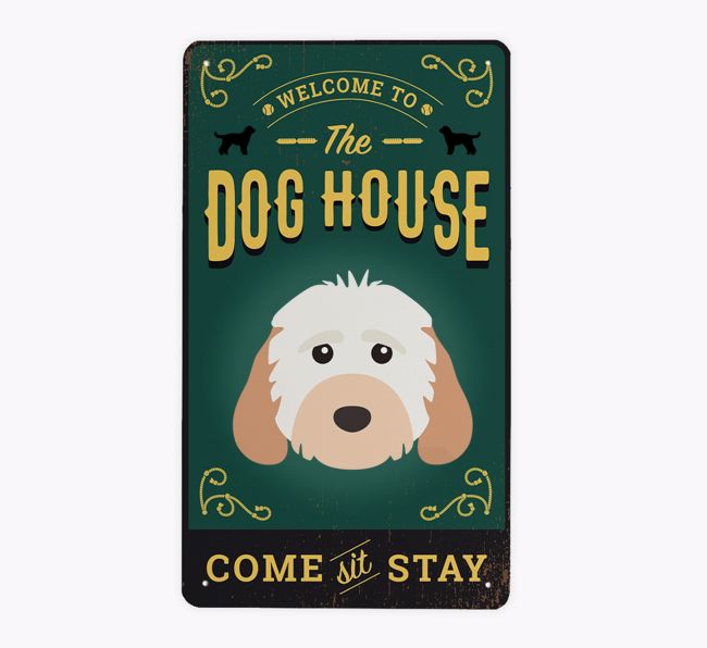 The Dog House Pub Sign: Personalized {breedFullName} Metal Sign