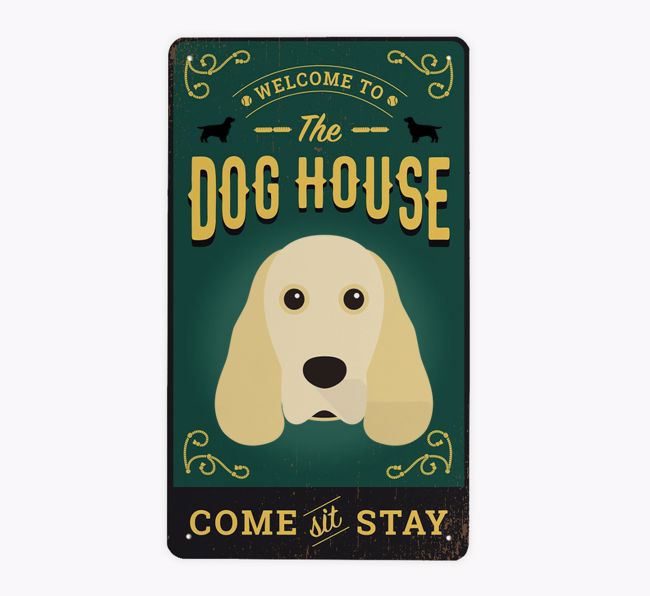 The Dog House Pub Sign: Personalised {breedFullName} Metal Sign