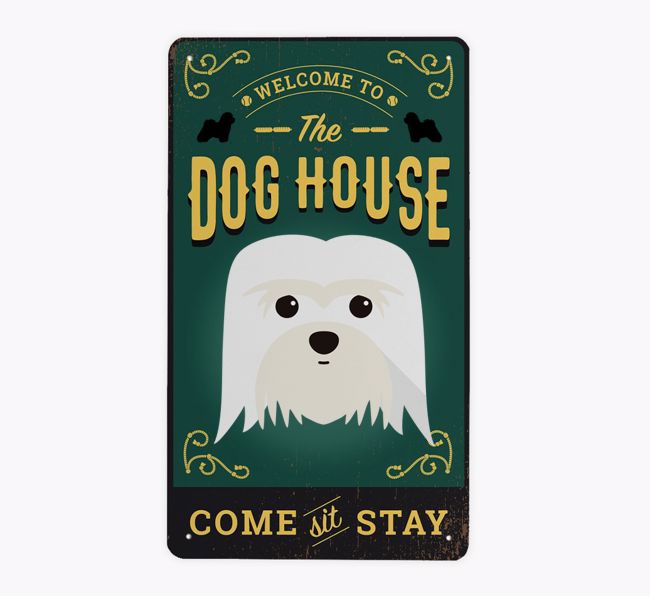 The Dog House Pub Sign: Personalised {breedFullName} Metal Sign