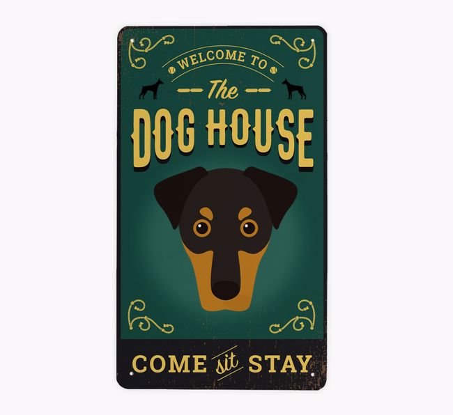 The Dog House Pub Sign: Personalized {breedFullName} Metal Sign