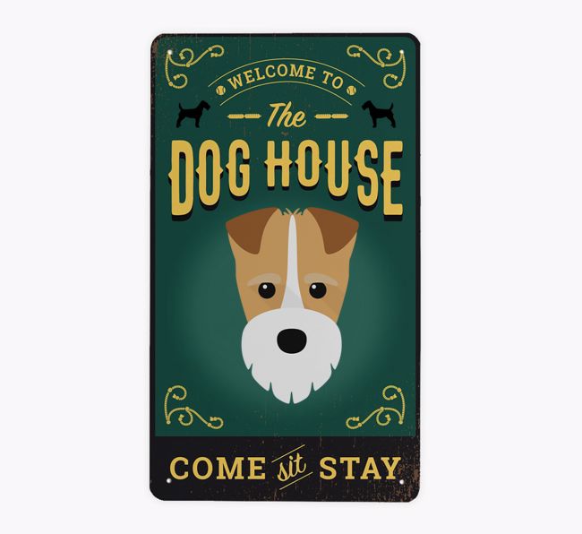 The Dog House Pub Sign: Personalized {breedFullName} Metal Sign