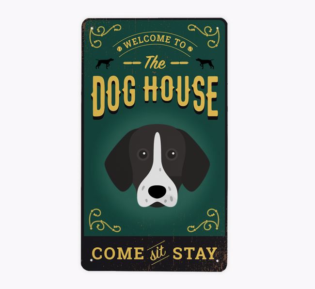 The Dog House Pub Sign: Personalized {breedFullName} Metal Sign