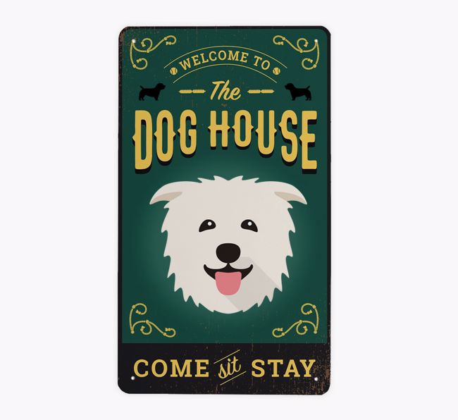 The Dog House Pub Sign: Personalized {breedFullName} Metal Sign