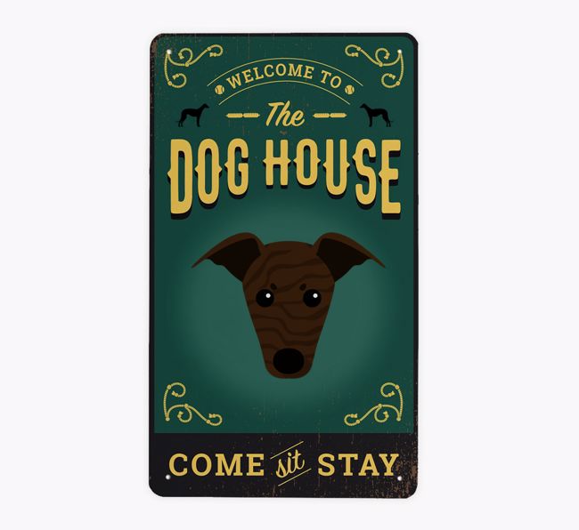 The Dog House Pub Sign: Personalized {breedFullName} Metal Sign