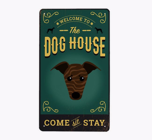 The Dog House Pub Sign: Personalised {breedFullName} Metal Sign