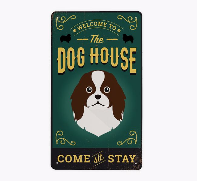 The Dog House Pub Sign: Personalised {breedFullName} Metal Sign