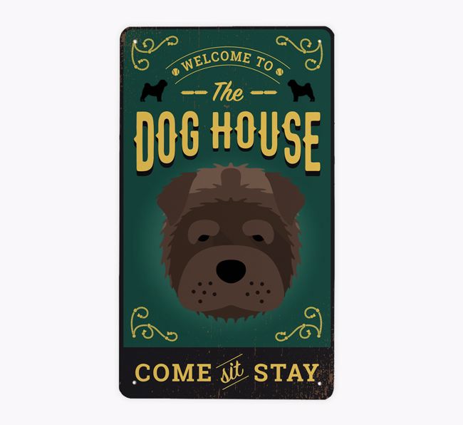 The Dog House Pub Sign: Personalized {breedFullName} Metal Sign