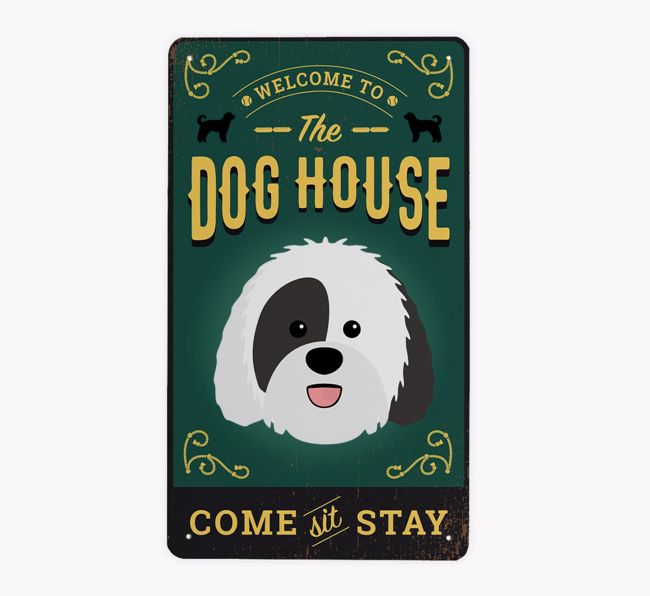 The Dog House Pub Sign: Personalised {breedFullName} Metal Sign