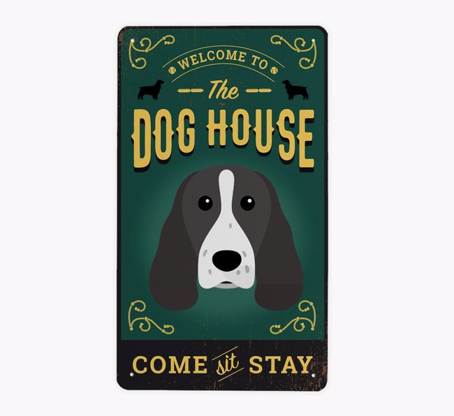 The Dog House Pub Sign: Personalised {breedFullName} Metal Sign